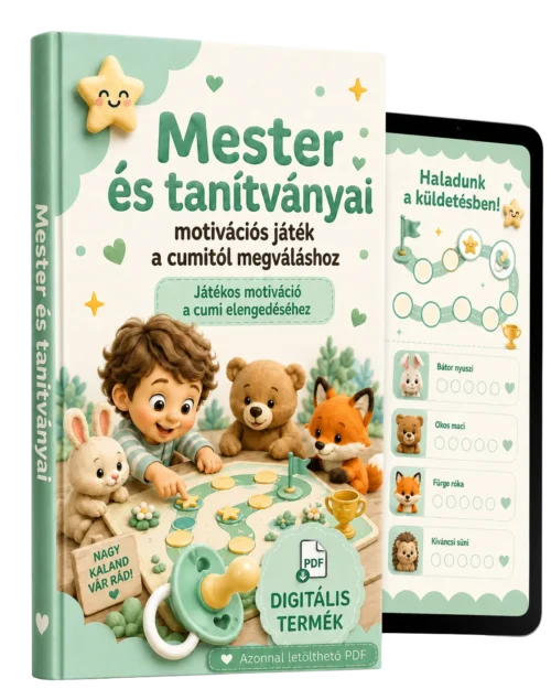 Mester és tanítványai (motivációs játék a cumitól megváláshoz)