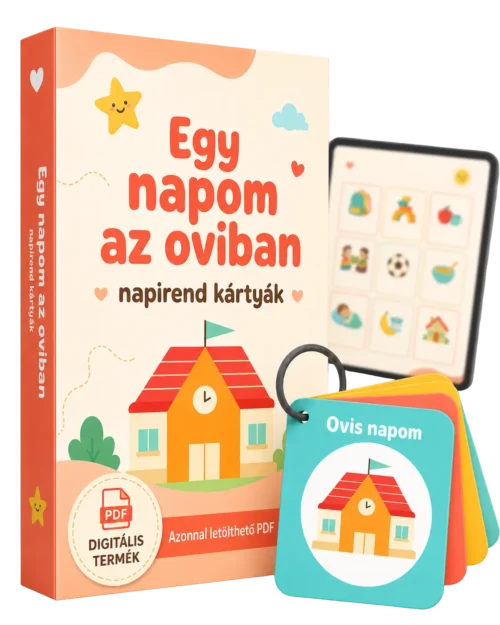 Egy napom az oviban – napirend kártyák